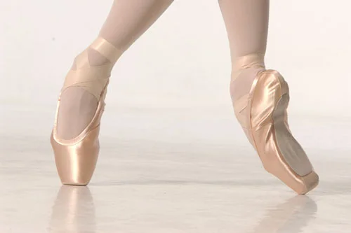 pointe shoes.