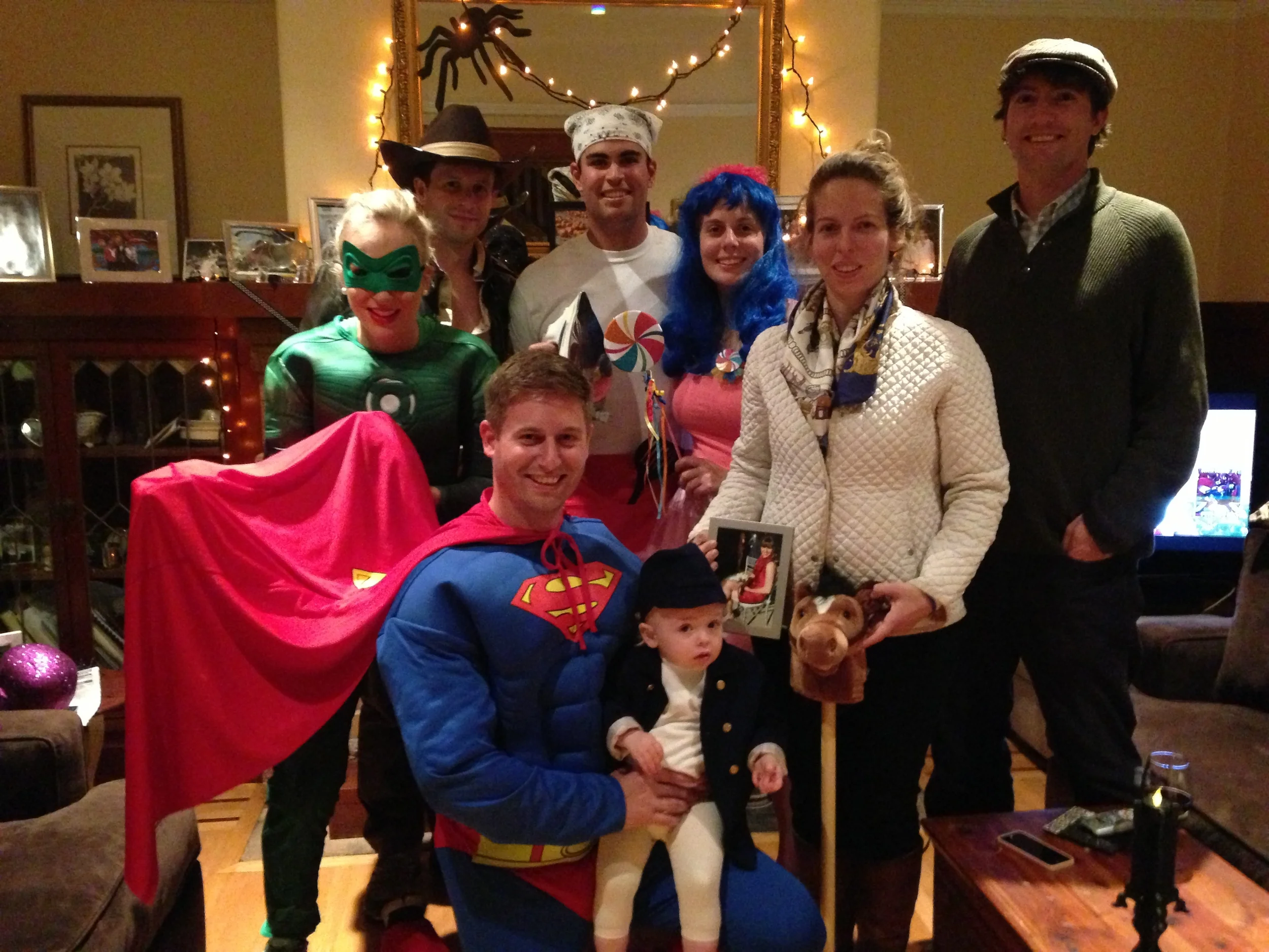 2nd Annual Fright Feast: Indiana Jones and a Snake, Iron Chef, Katy Perry, Superman, Jockey, Trainer, and Bookie.