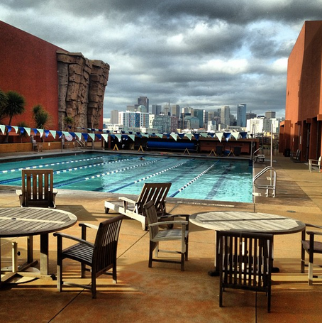 Outdoor Roof Top Pool at UCSF.