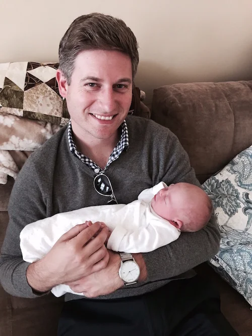 Danny with Lillian (his newest favoritest niece) <3
