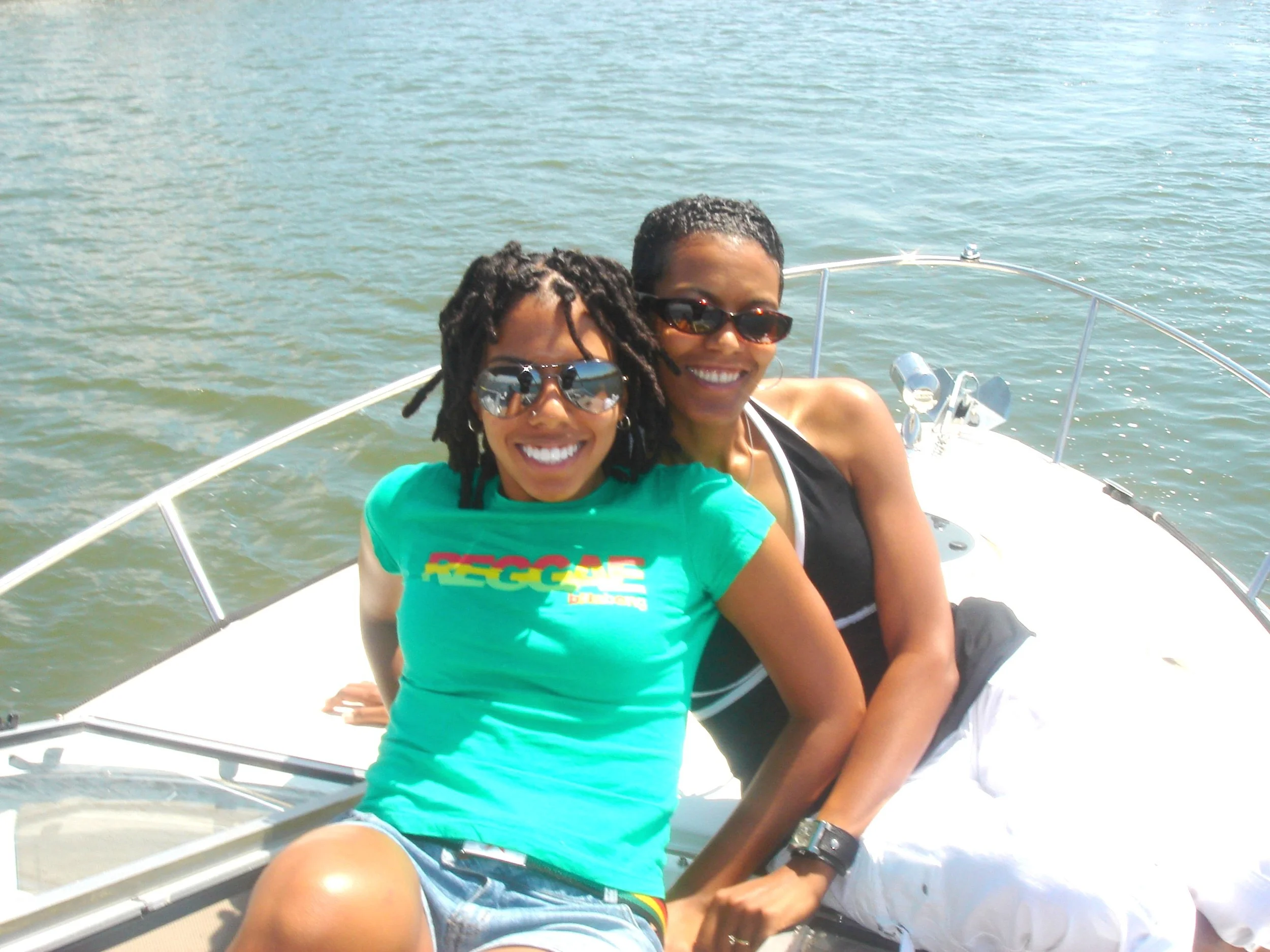 On my cousin's boat