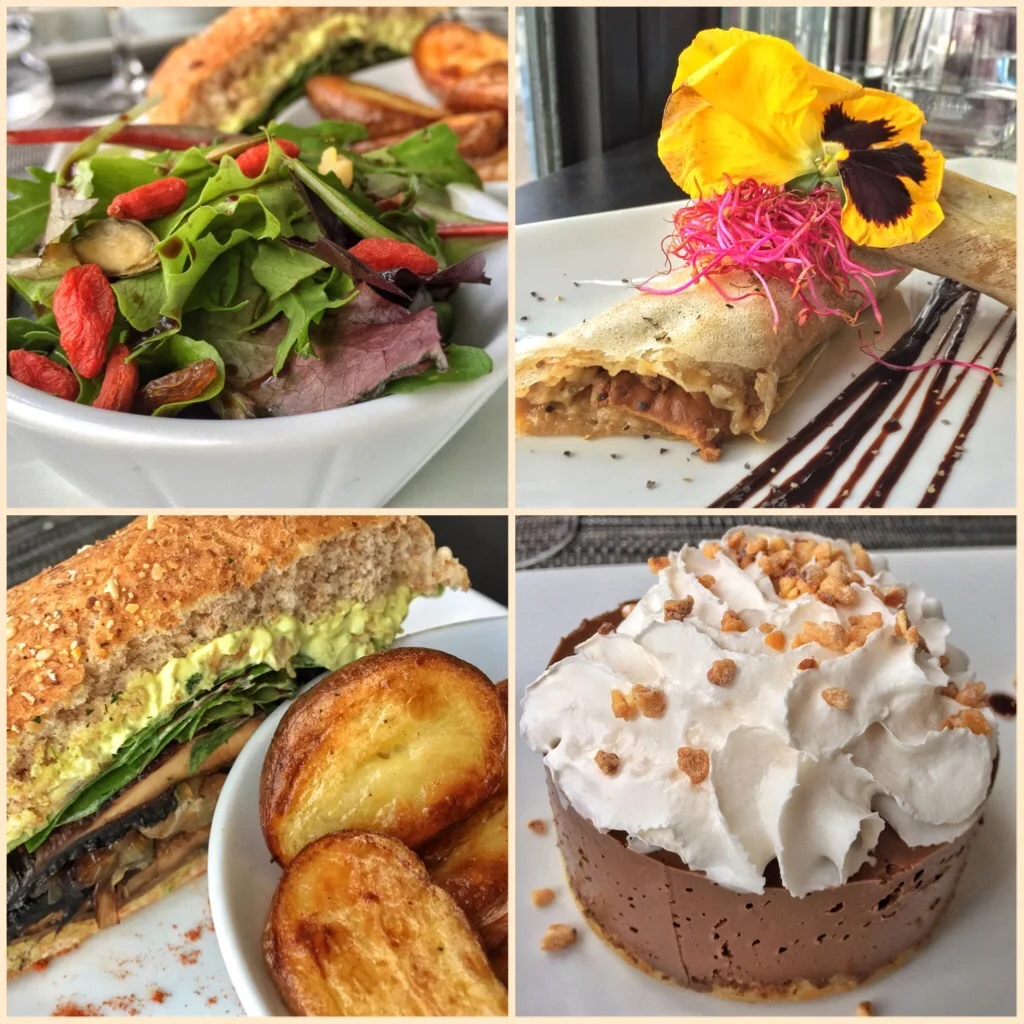 Our meal at The Gentle Gourmet Cafe