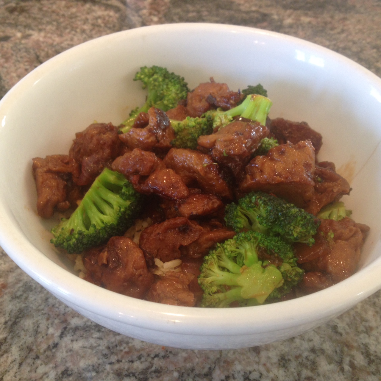 Mapo Seitan with Broccoli