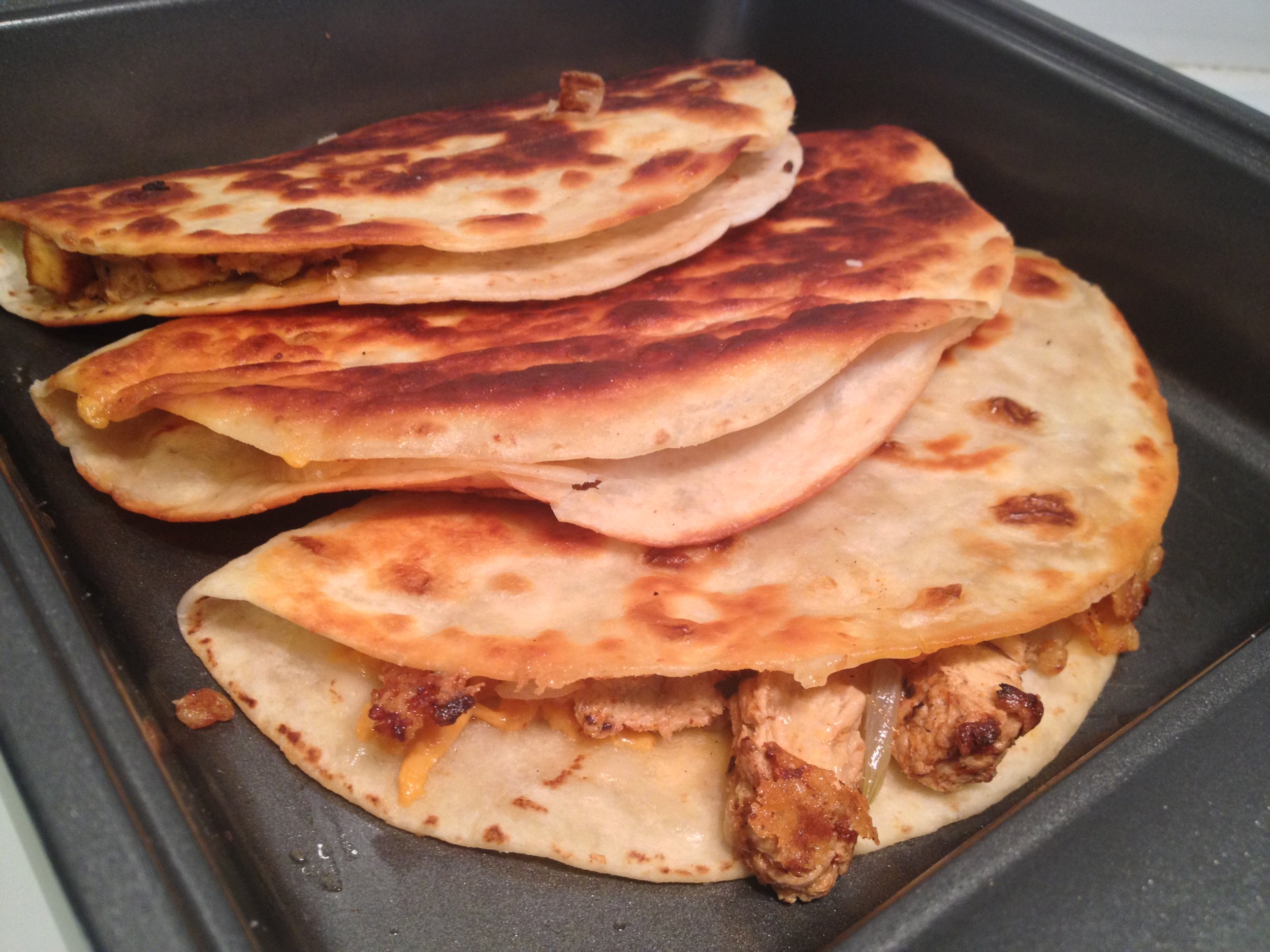 Kamaal's Chick'n Quesadillas