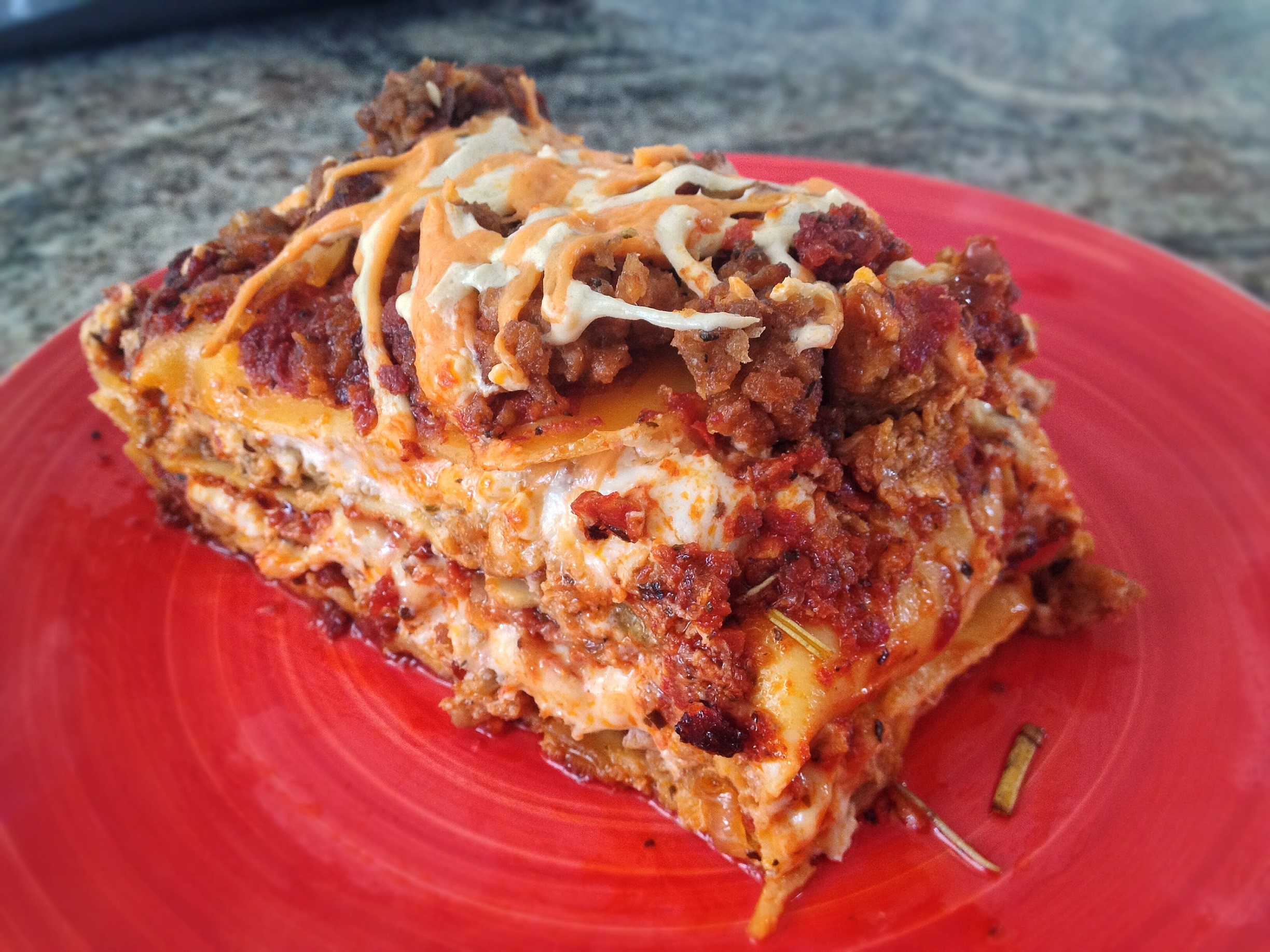 Lasagna with Meatless Sauce
