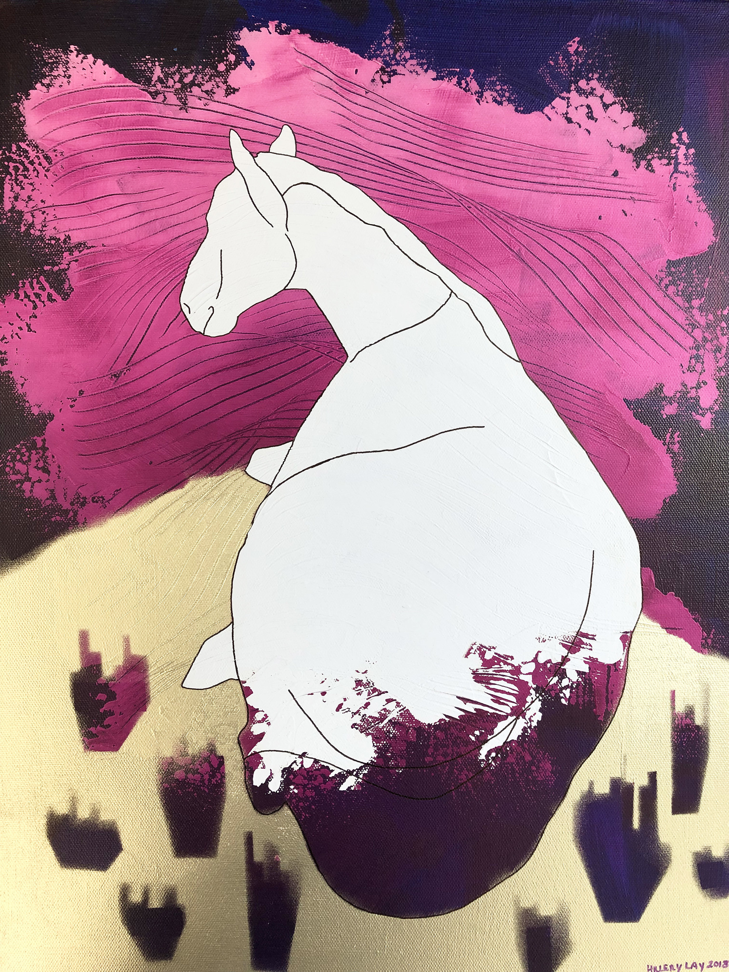 summit horse 2018 mm 16x20 inches