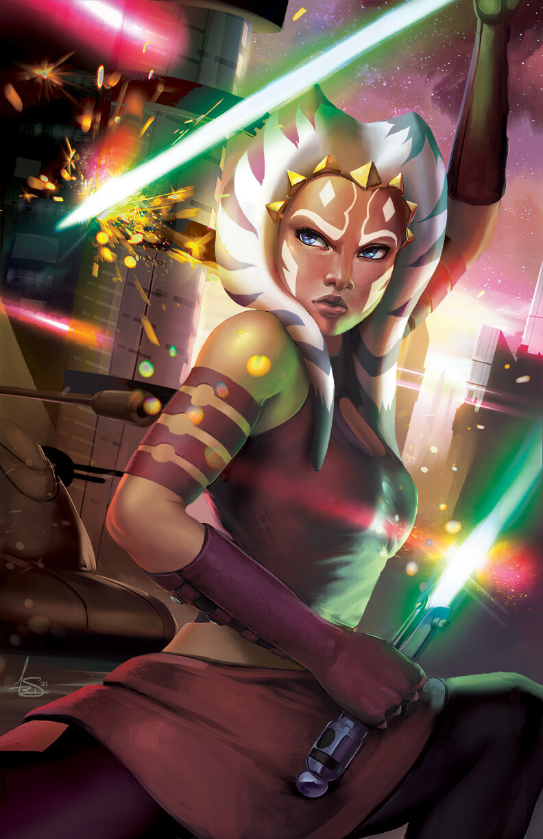 parti fuldstændig harmonisk Ahsoka Fan Art Poster — TriStarr