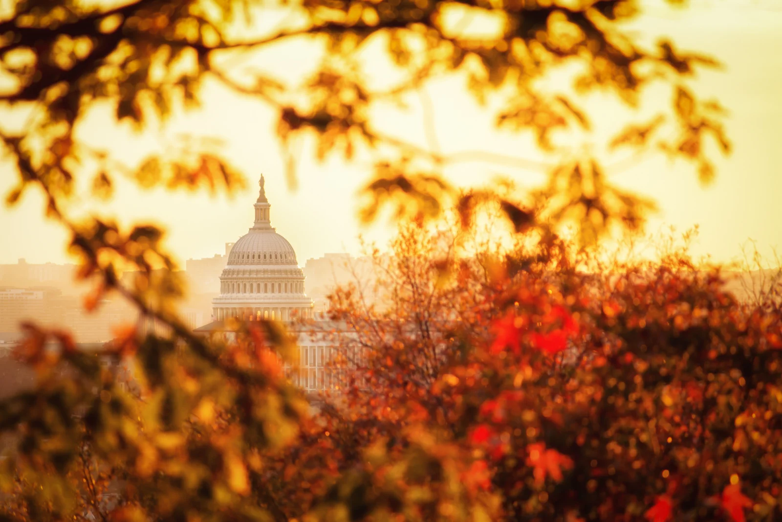 Capital at Sunset