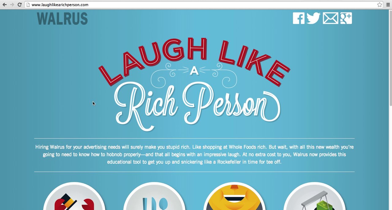 Laugh Like A Rich Person