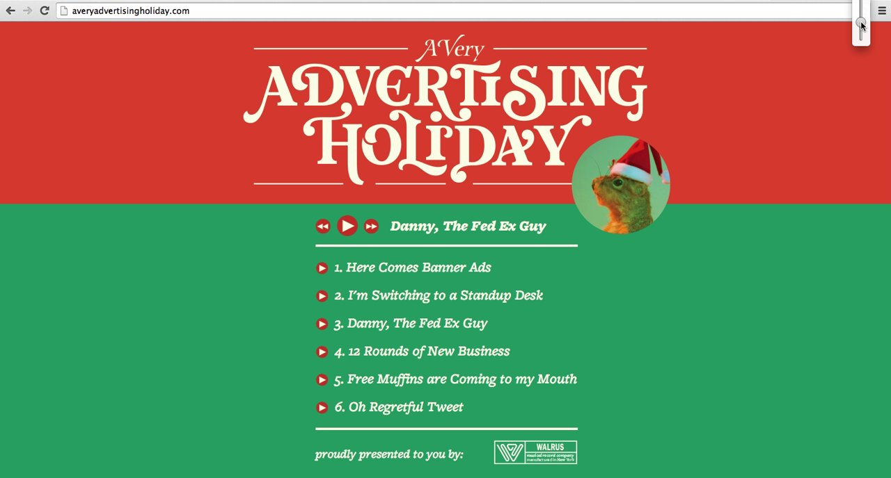 Walrus NYC "A Very Advertising Holiday!"
