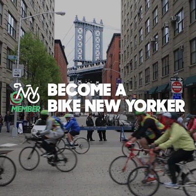 Bike New York membership campaign, Facebook & Instagram GIFs