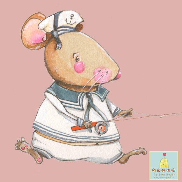 The true hero of the story: the tiny mouse