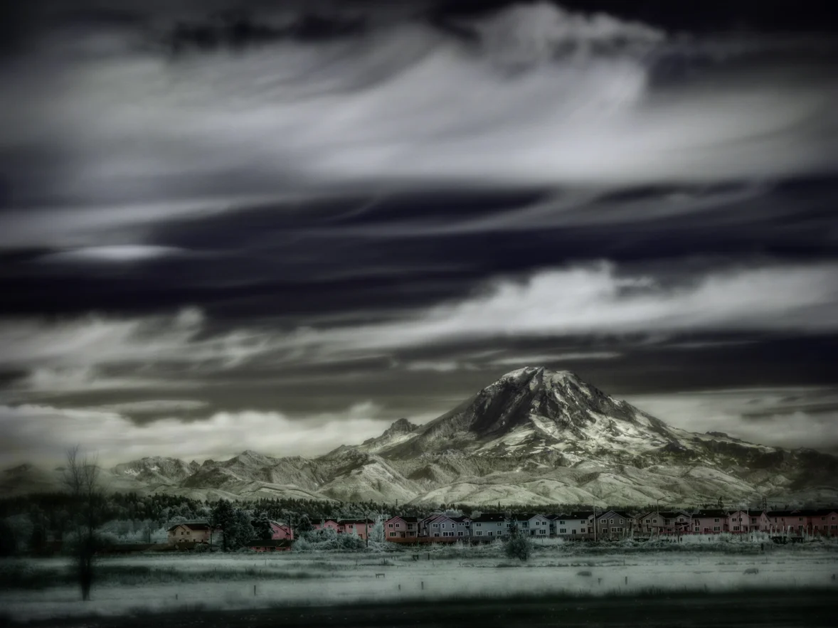 "The least movement is of importance to all nature. The entire ocean is affected by a pebble." -Blaise Pascal Hello my fellow Flickrinos - just a simple shot of a mountain and some things that just don't seem to belong. What I lov