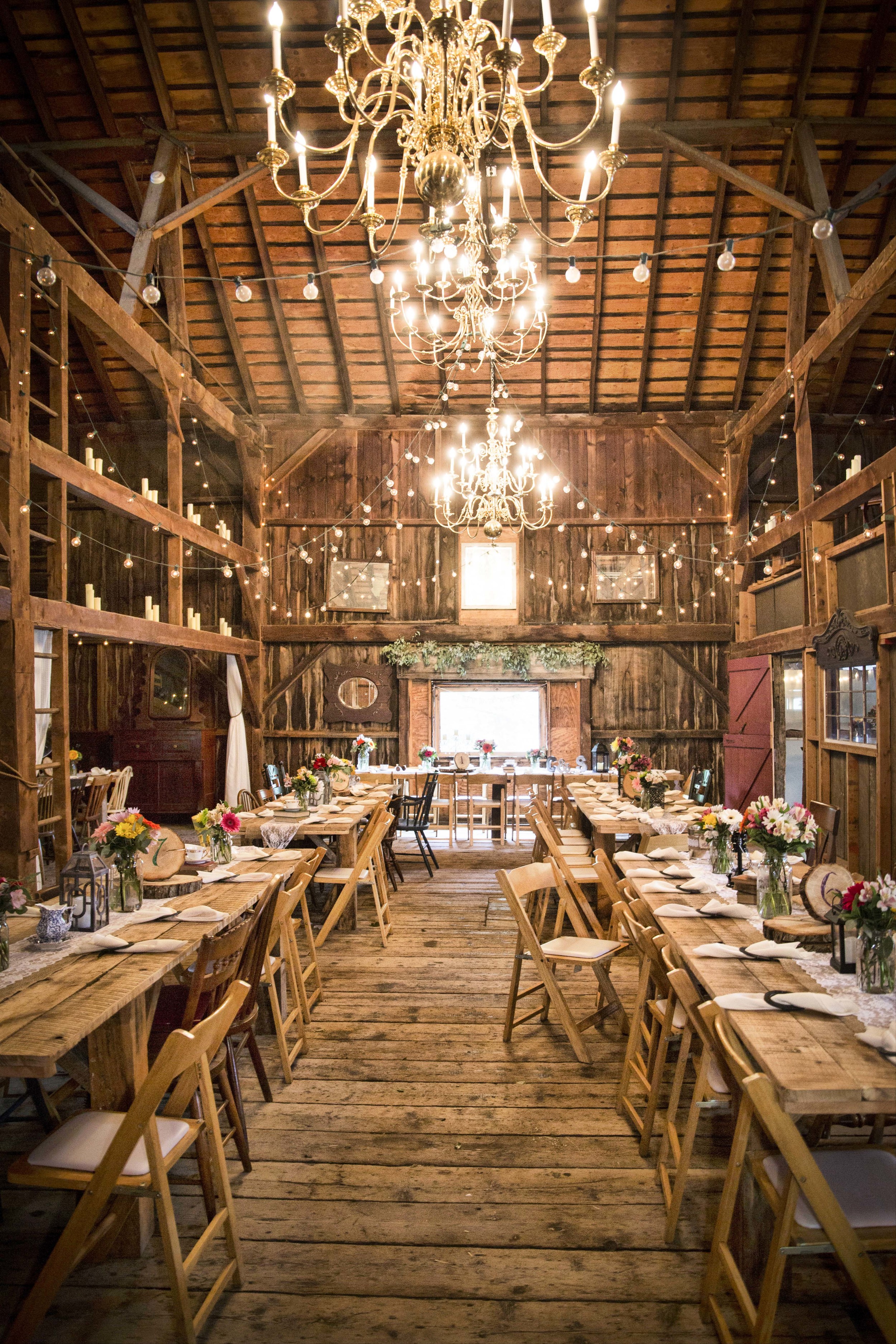 Rustic farm wedding venue