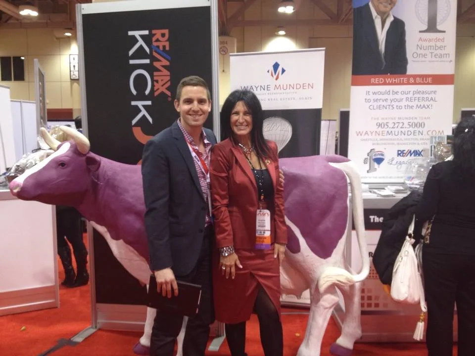 Matt Richling with Virginia Munden From Oakville Ontario