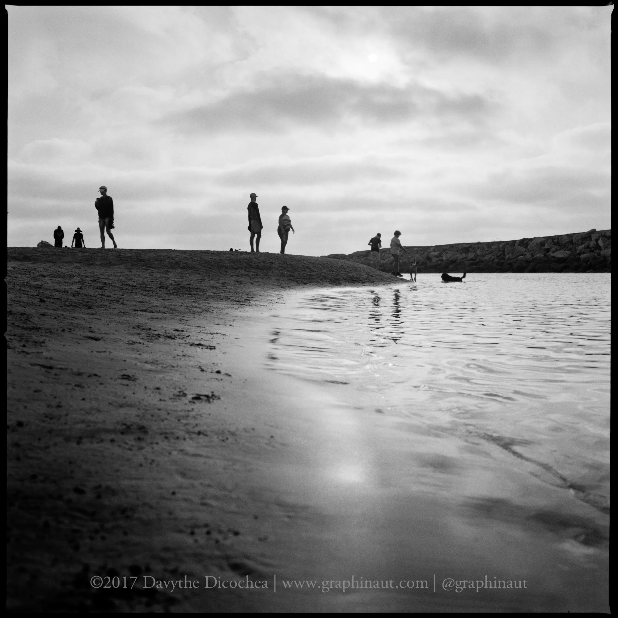 Late Afternoon at Ocean Beach, California