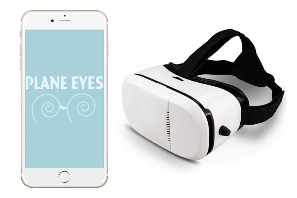 Plane Eyes is an experience that brings the viewer the comfort of their preferred setting. While in the airplane, the viewer can already be in their virtual destination. The viewer can choose from a wide list of settings (those familiar and not) and become immersed in this virtual world.