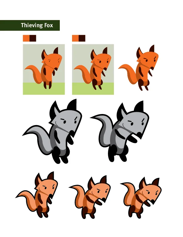  Development of Character 2: Thieving Fox 