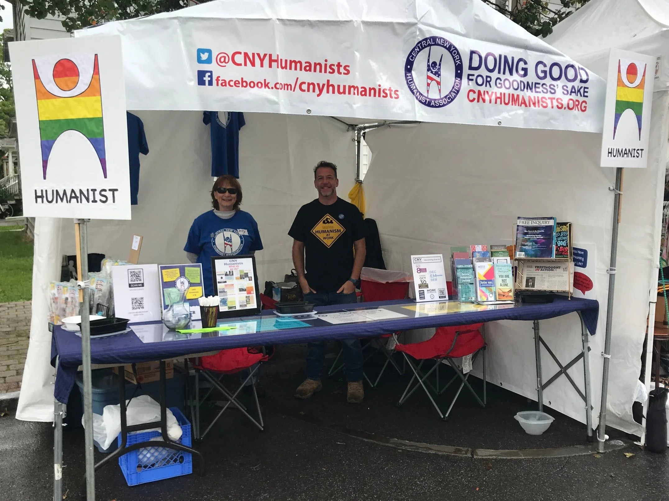 Tabling at Westcott Street Cultural Fair 2025