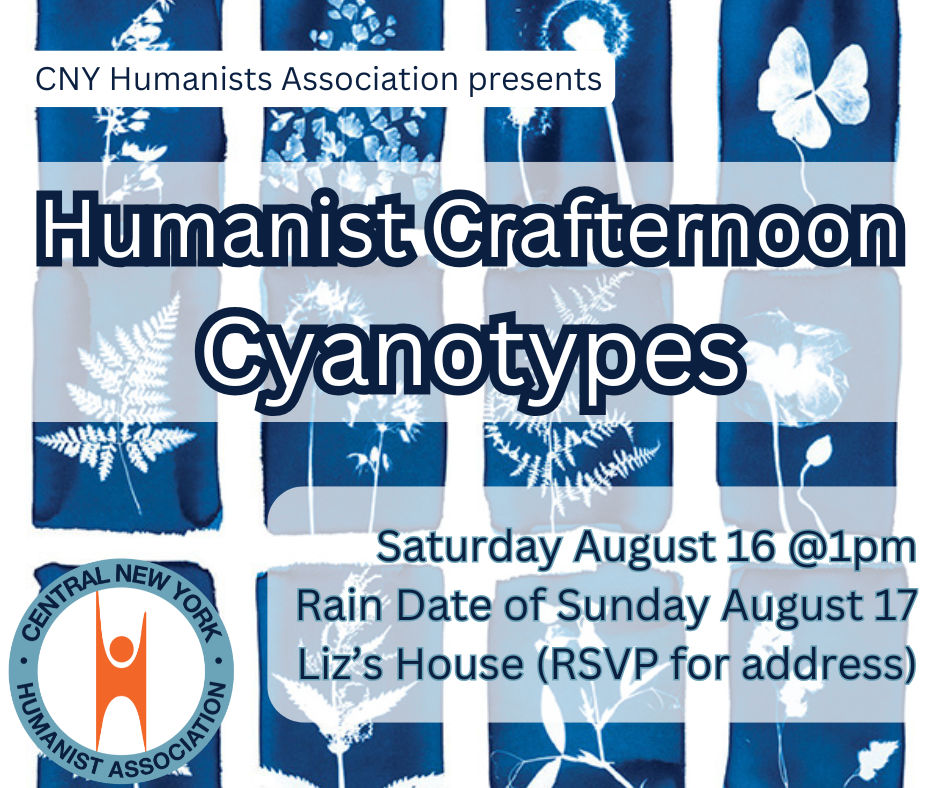 Humanist Crafternoon - Cyanotypes
