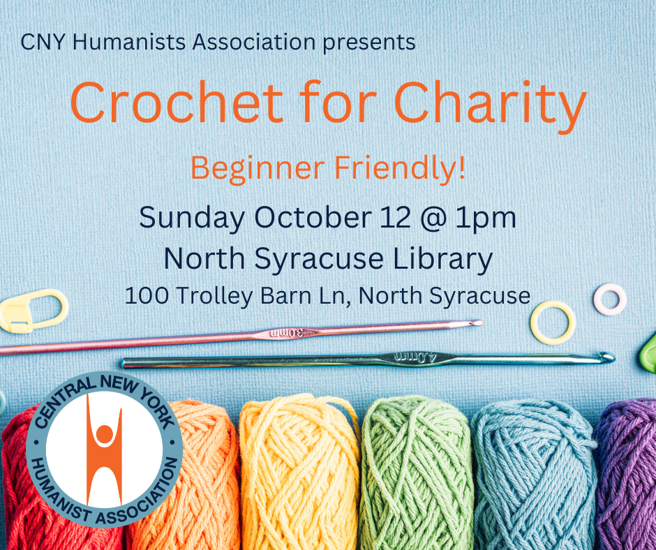 Humanist Crafternoon - Crochet for Charity
