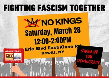 Take Action March 28th: Join Us at No Kings 3!