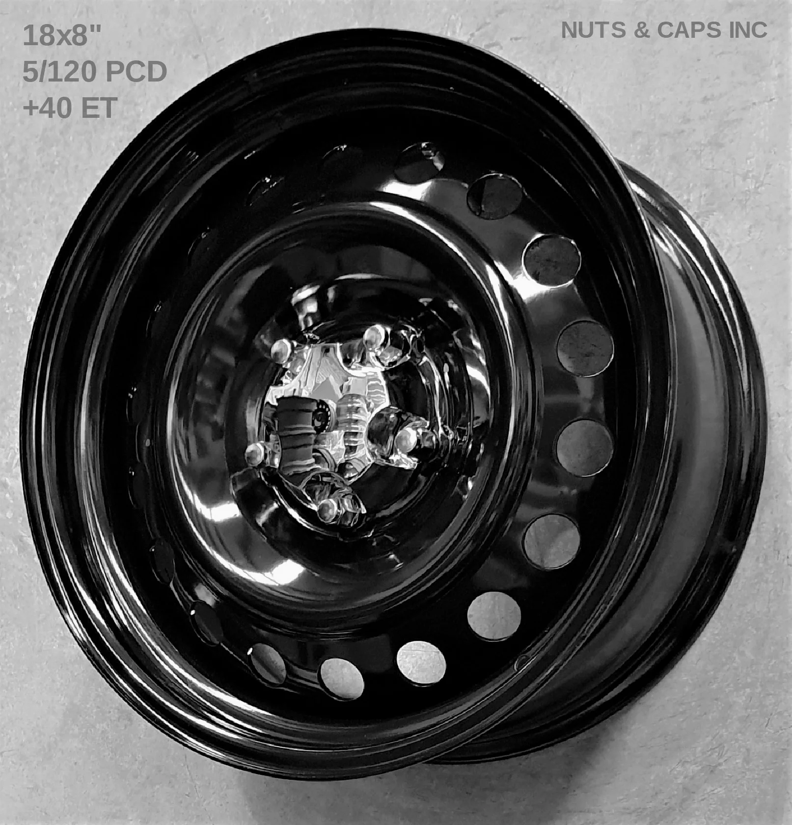 18 Black Interceptor Steel Wheel Holden Commodore 5 1 Pcd i Wheels 18 Black Interceptor Steel Wheel Holden Commodore 5 1 Pcd i Wheels