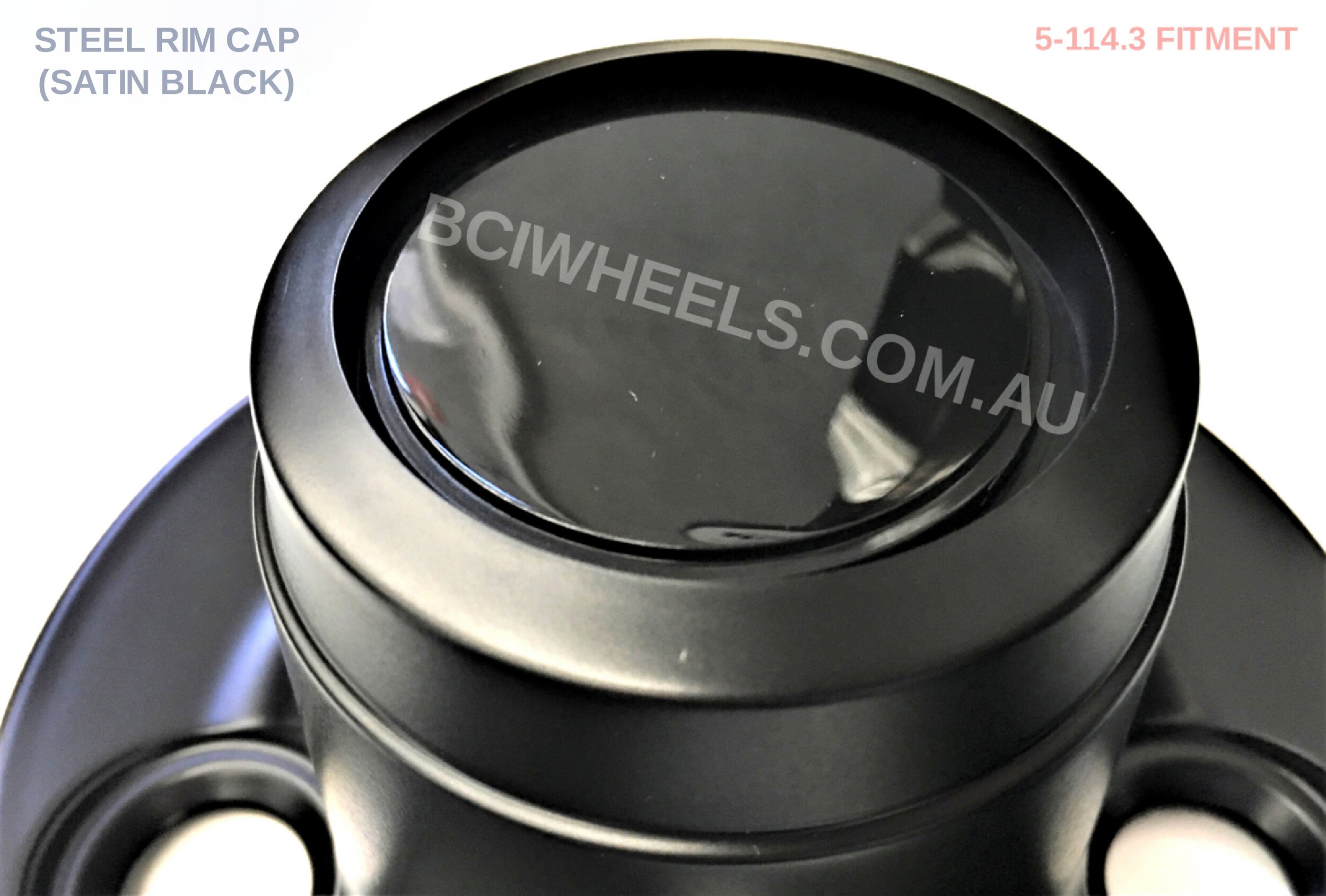 FORD FALCON SKULL CAP 5114.3 PCD APPLICATION (ABS PLASTIC) — bci wheels