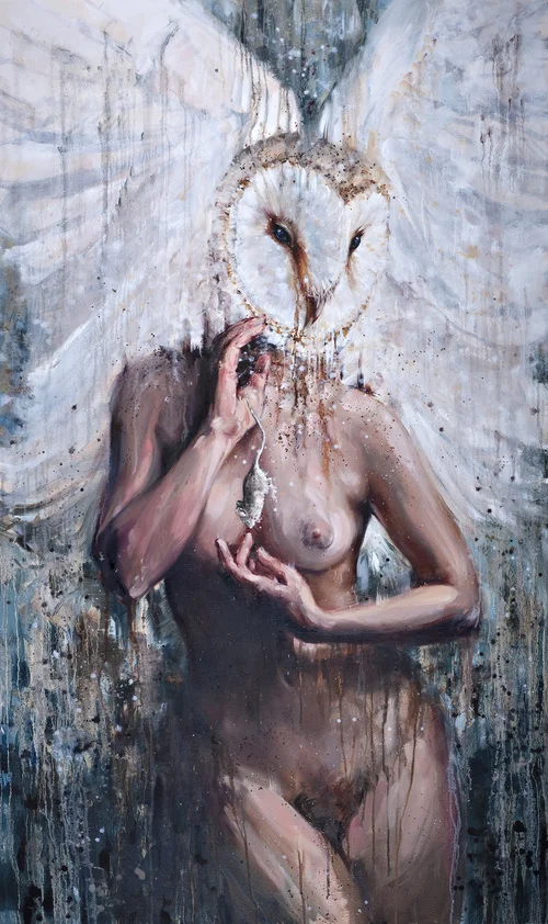 Internal Surrender. 2013. Oil. 60"x 36"