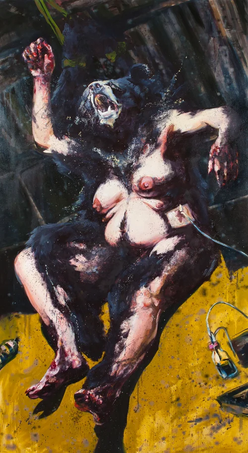 Process 11. 2012. Oil. 87"x 48" 