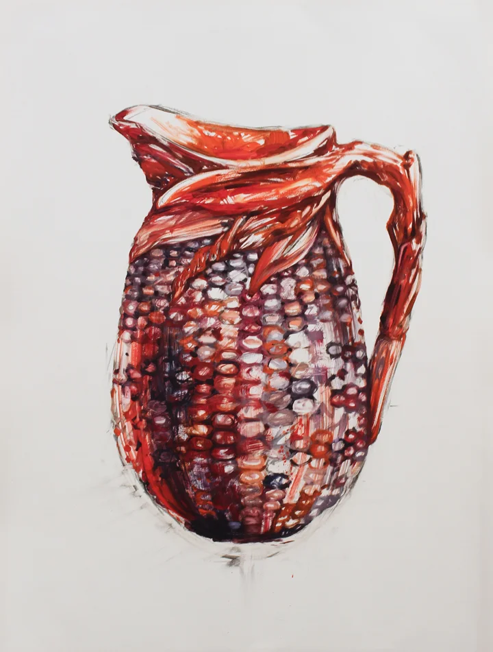 Which One Doesn't Belong (Pitcher). 2015. Oil. 30"x22"