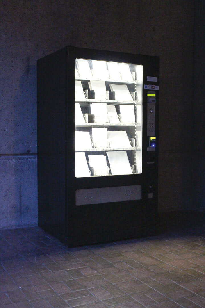 Cobb_art_sample_013_Memory Bank Inaccessibly Accessible. 2016. Vending Machine. Freezer paper. Oil on panel.jpg