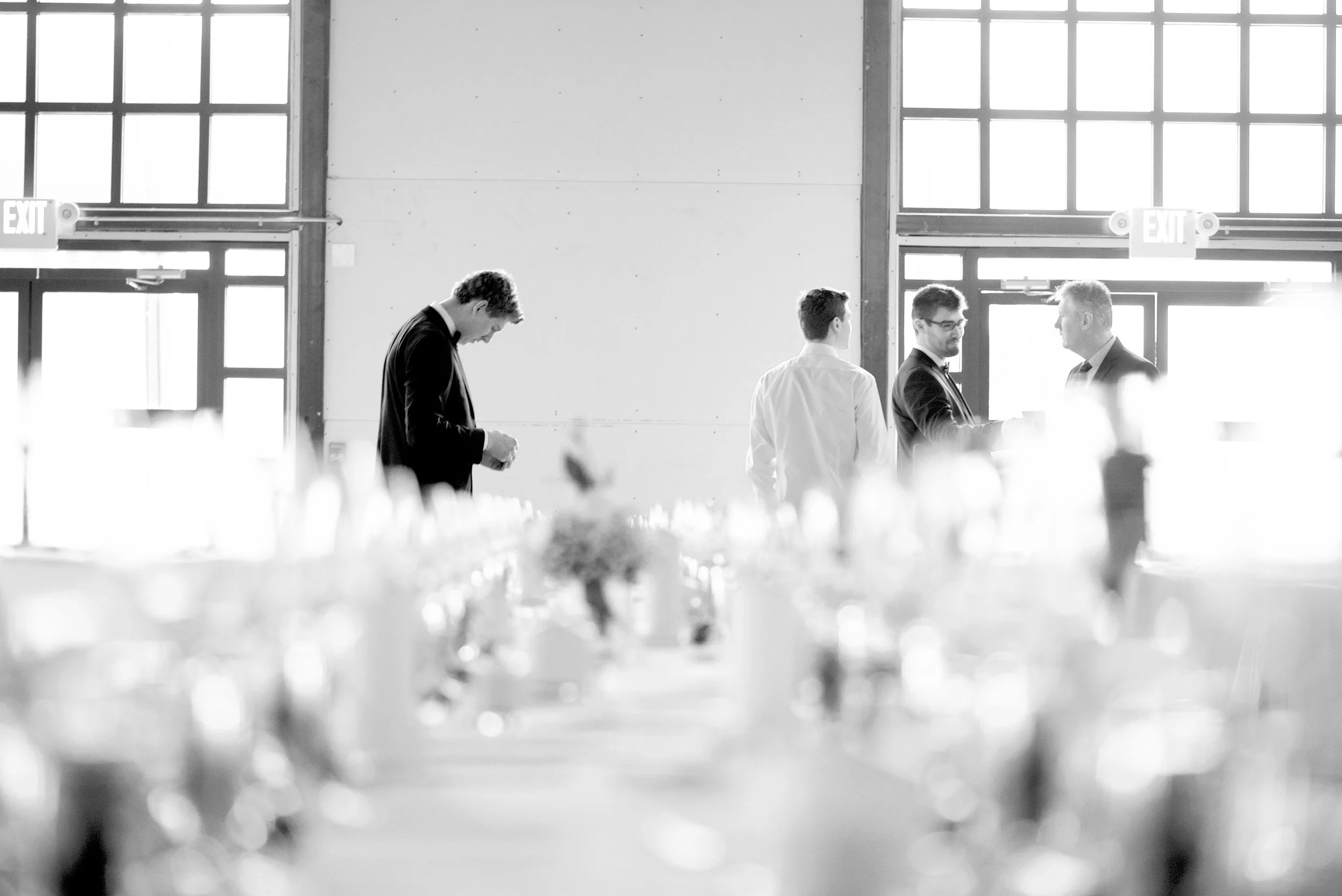 LydiaAndZachSettingUpBlackandWhite.jpg