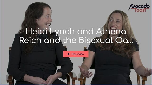 More #avocadotoasttheseries love. Here is a hilarious video interview with me and one of the creators @greatheidi . I talk about being #lesbian #bisexual , talking to your kids about sex and more. Link in bio or go to https://www.avocadotoasttheserie