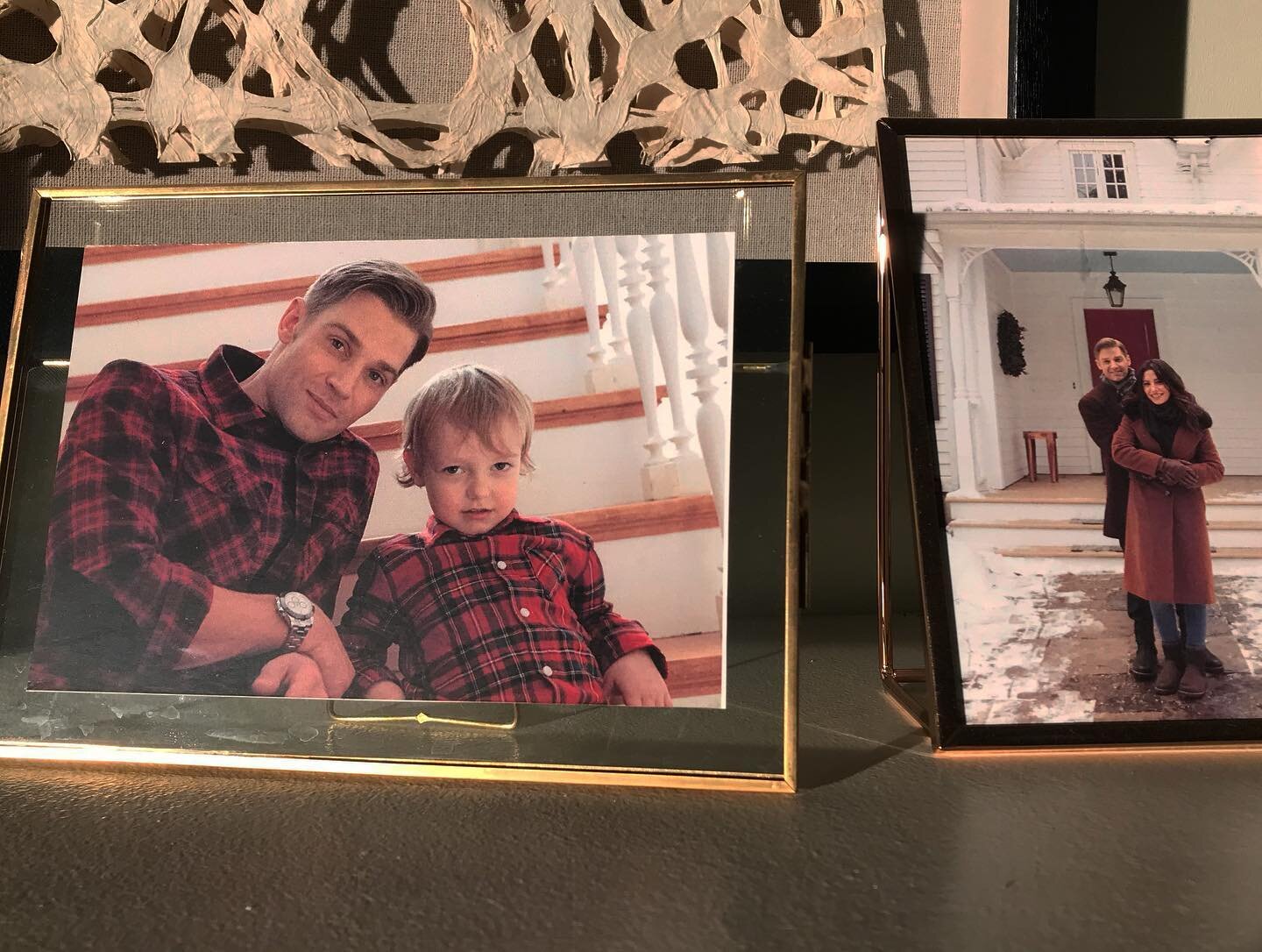 The details that go into creating a set are astounding. All throughout the Connelly house are photos. Some were taken (with permission of course) from my Facebook page of our family and some were staged. Our first days on set were photoshoot days to 