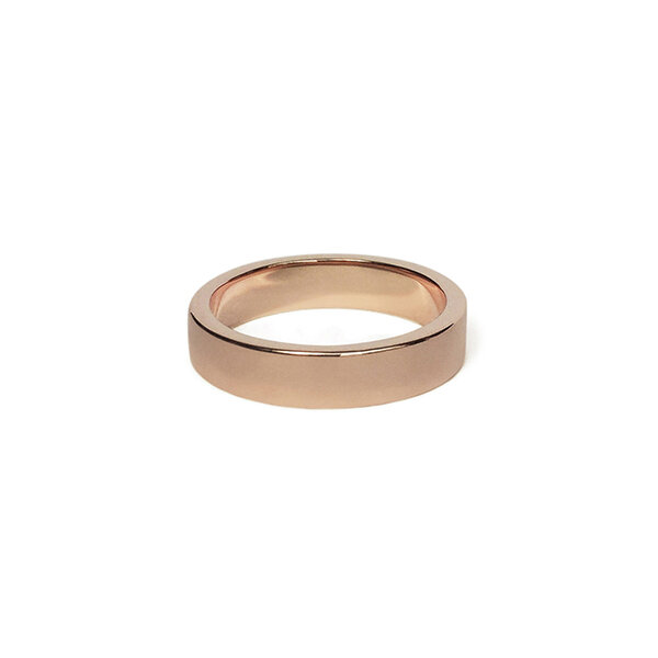 18ct Gold Men's Plain Wedder