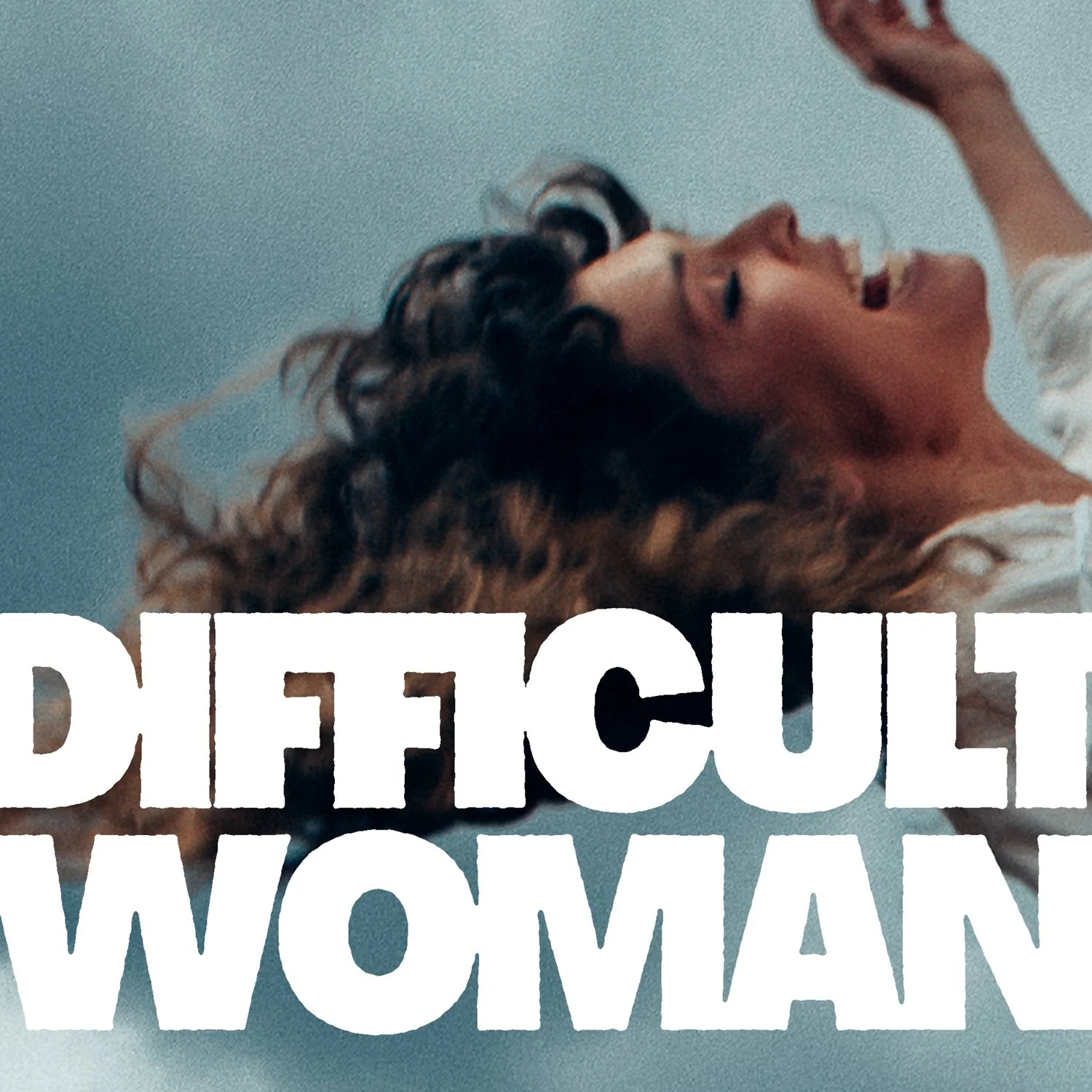 Image of Fanny close up profile against a cloud, the image is the packshot from her new single difficult woman