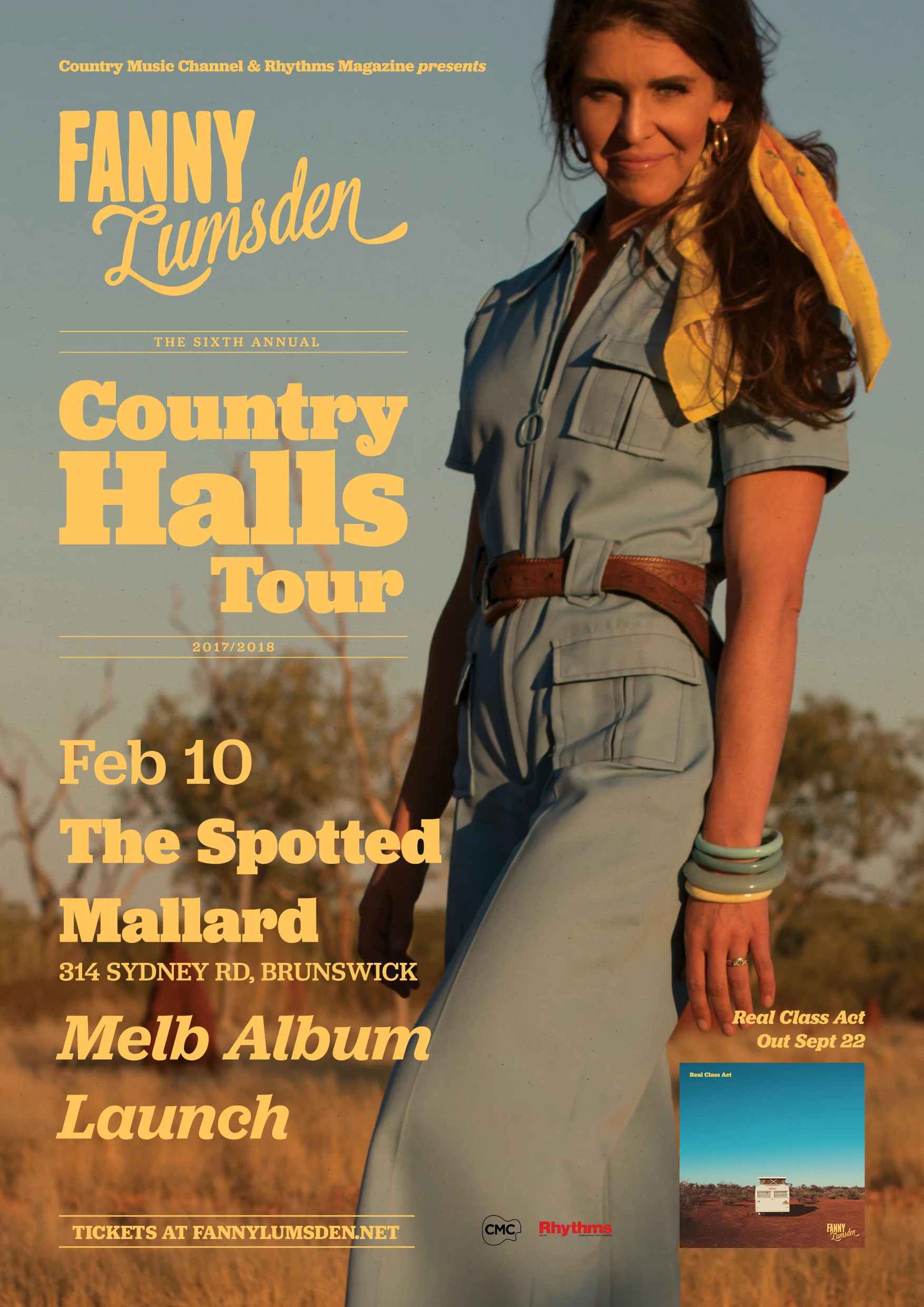 COUNTRY HALLS TOUR - MELBOURNE, VIC