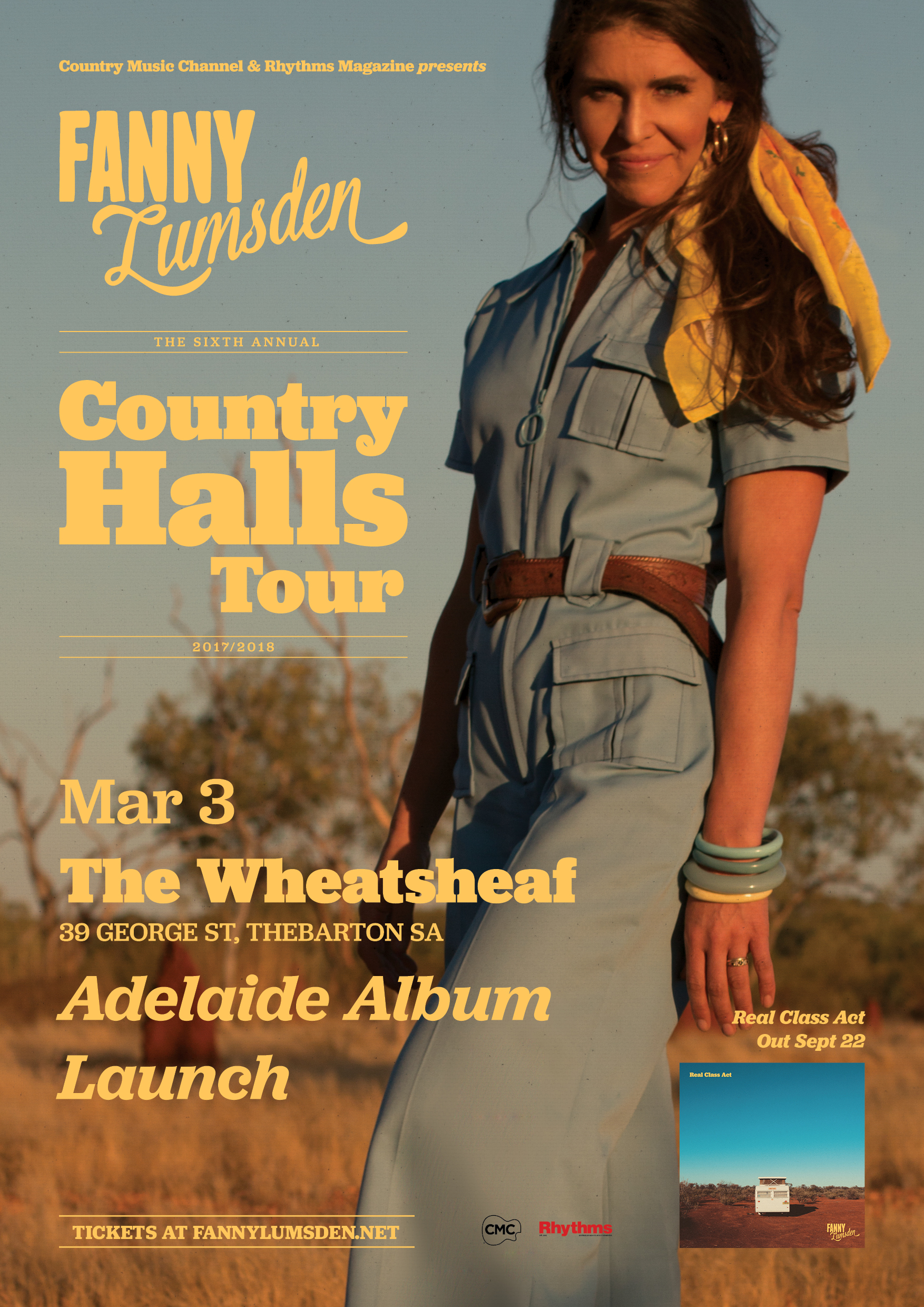 COUNTRY HALLS TOUR - ADELAIDE, SA