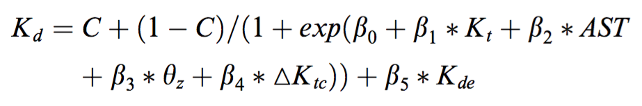 The Engerer2 model formulation. Please read the paper for more information.