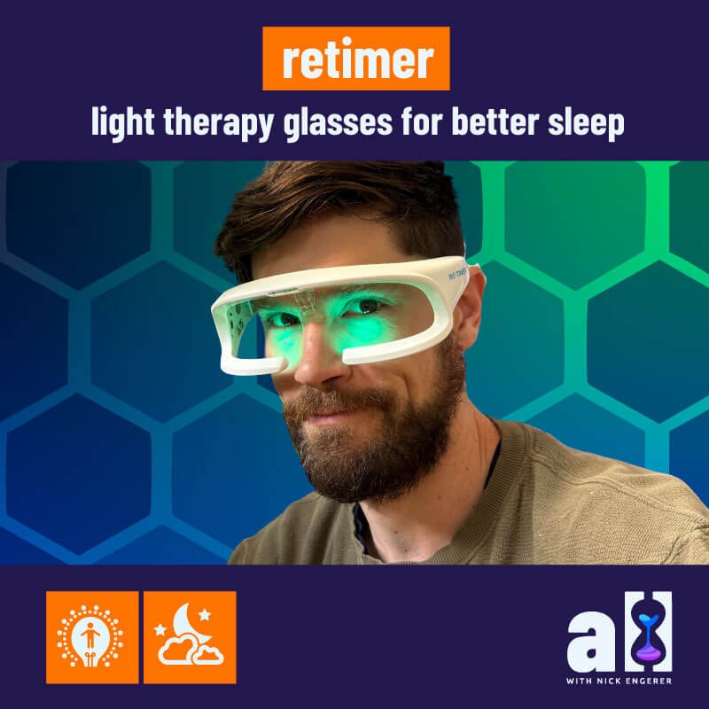 retimer - Light therapy glasses for better sleep. How to use retimer and do retimer glasses work?