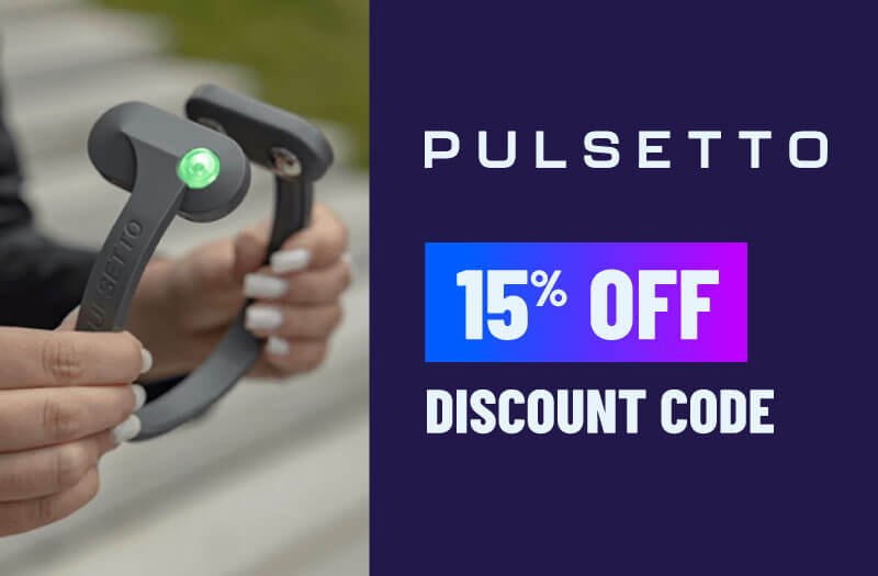 A Longer Life discount code for Pulsetto with code 'alongerlife' 15% off your order