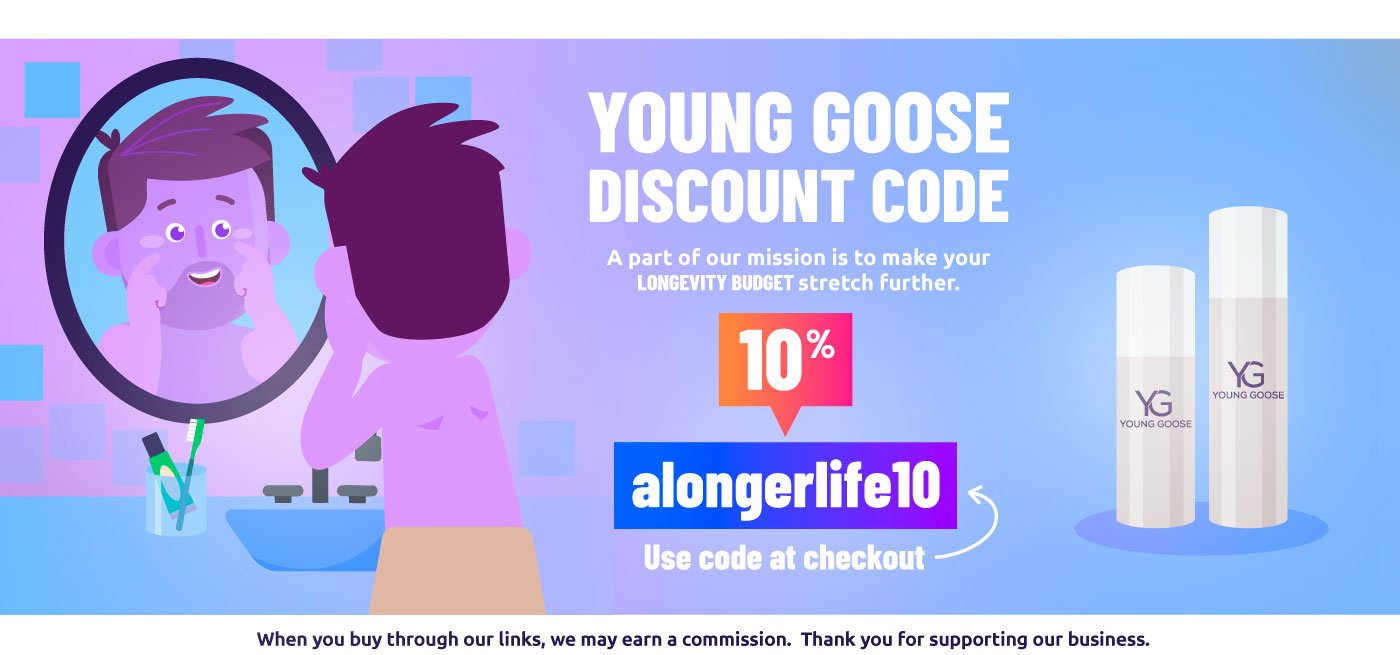 Young Goose discount code for 10% off with code alongerlife10 for A Longer Life readers
