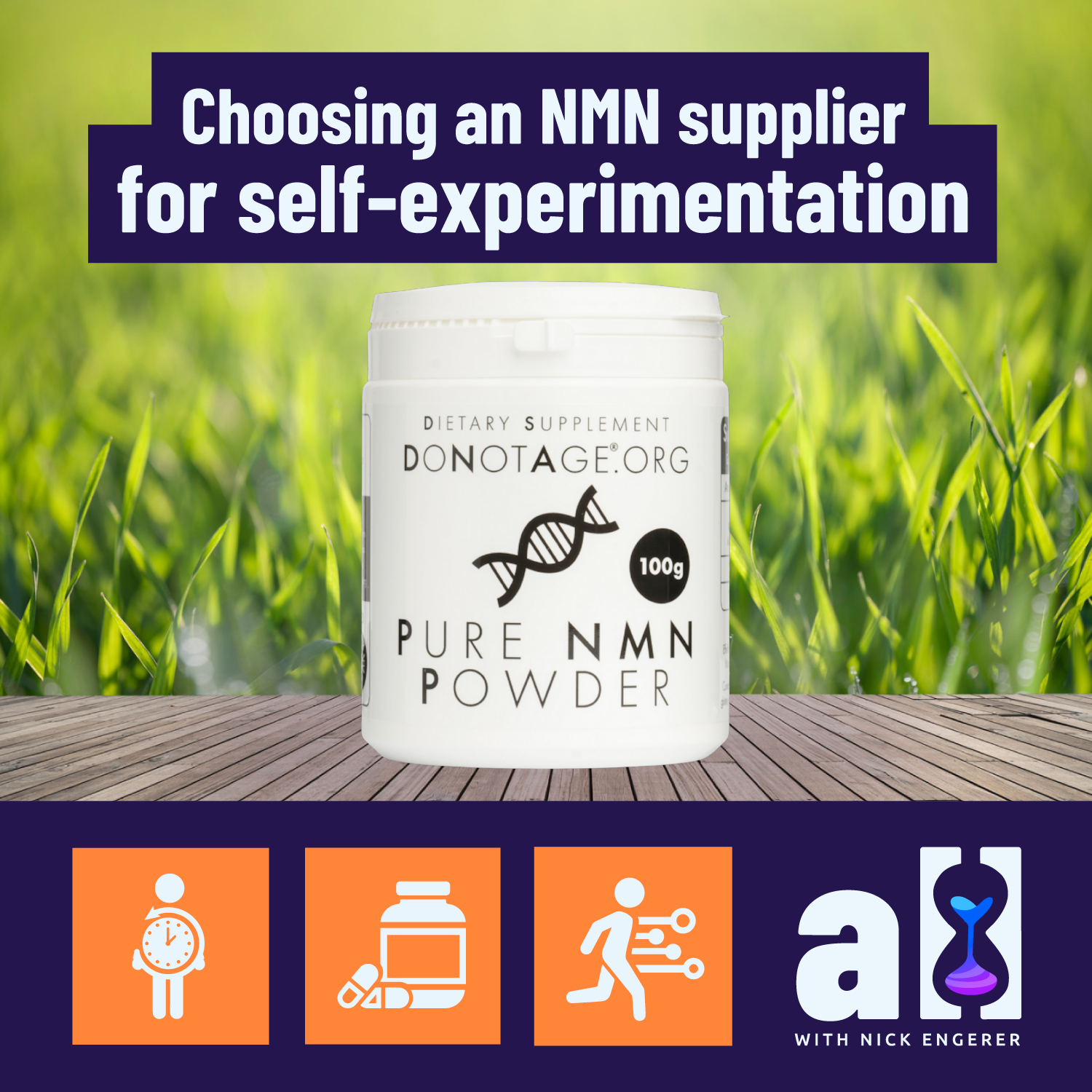 Choosing an NMN supplier for self-experimentation