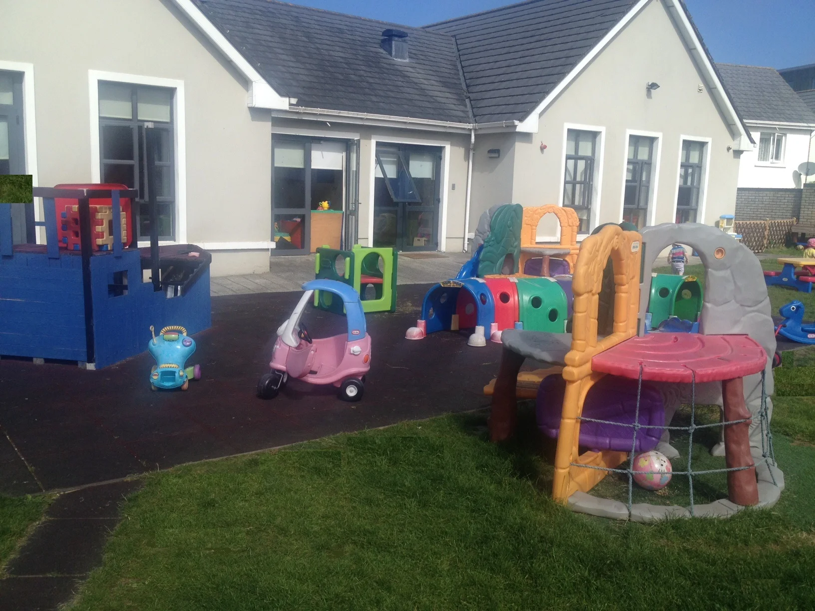 Our Fantastic Large Secure outdoor play area