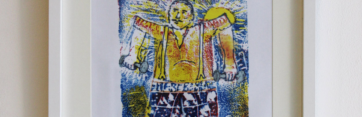 One of Paul Henegan's prints in 'Nine'.