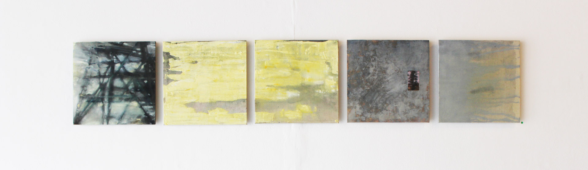 Part of Ian Cutmore's space in 'Nine'.