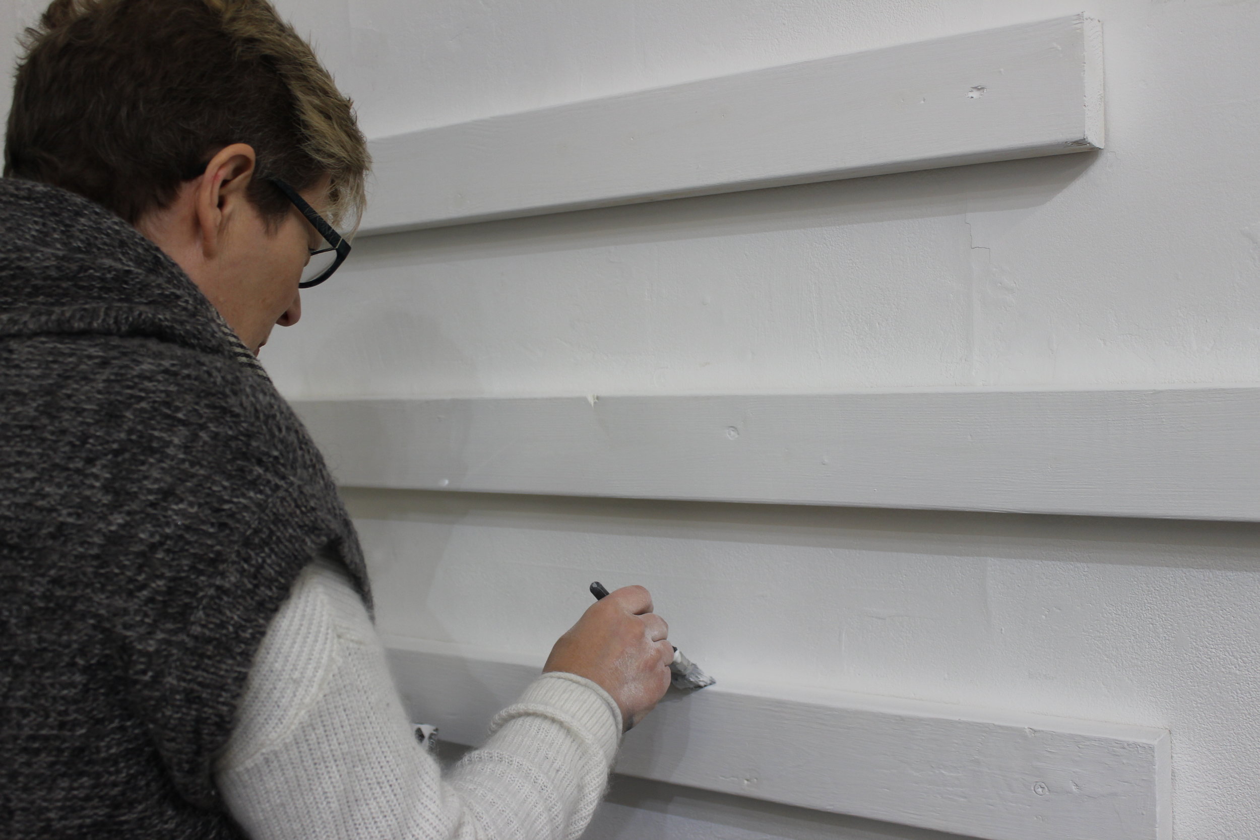 Applying the finishing touches