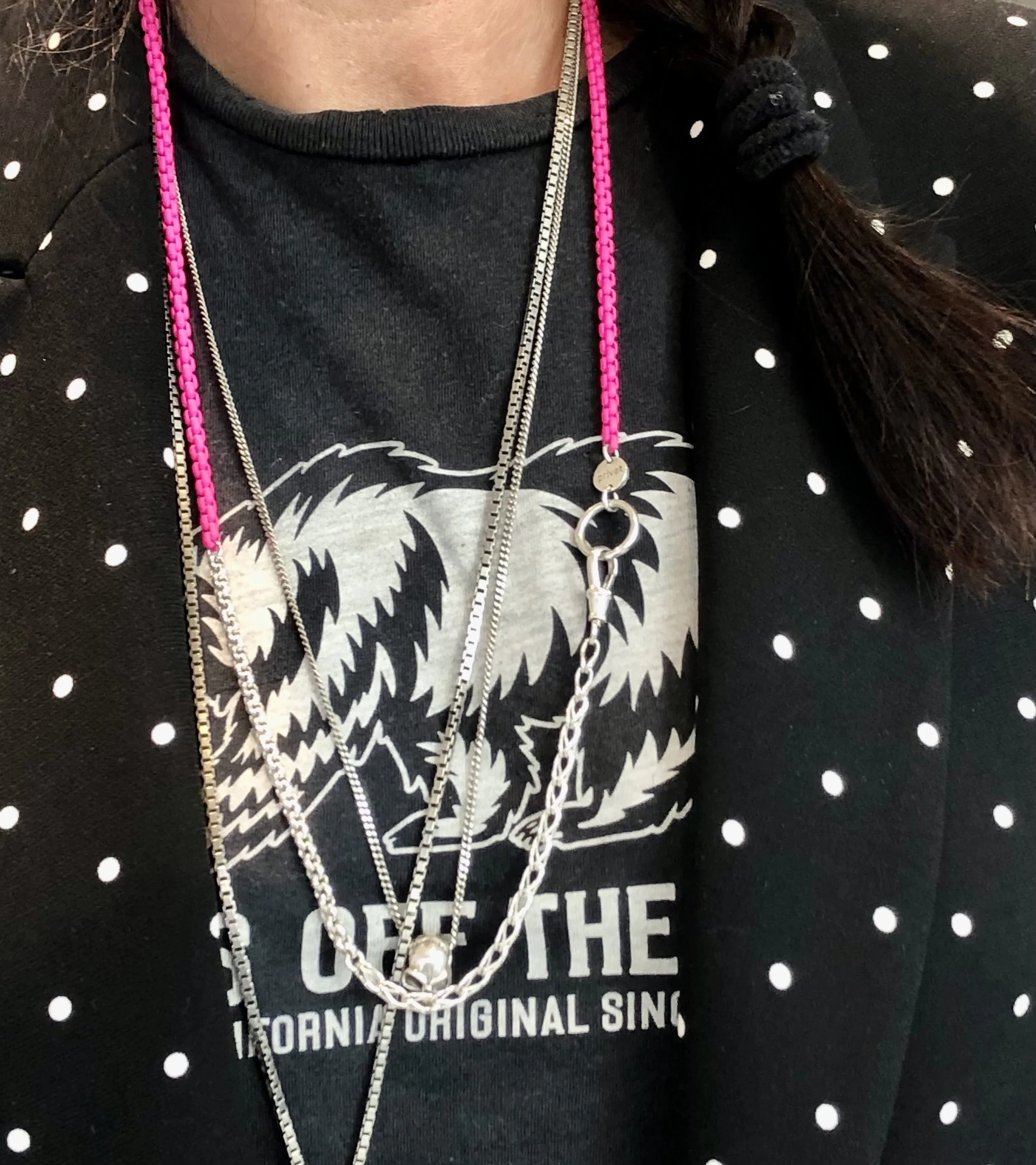 Pink Strawberry Kette