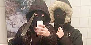 Selfie after robbery attempt from Sweden.